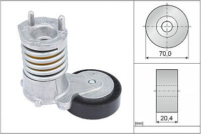 Schaeffler Ina Riemenspanner, Keilrippenriemen [Hersteller-Nr. 534027410] für Ford, Volvo von Schaeffler INA