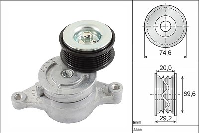 Schaeffler Ina Riemenspanner, Keilrippenriemen [Hersteller-Nr. 534045710] für Mazda von Schaeffler INA