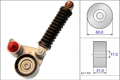 Schaeffler Ina Riemenspanner, Keilrippenriemen [Hersteller-Nr. 533010710] für Suzuki von Schaeffler INA