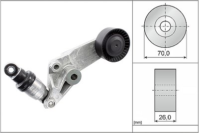 Schaeffler Ina Riemenspanner, Keilrippenriemen [Hersteller-Nr. 534001610] für Lotus, Toyota von Schaeffler INA