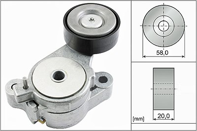 Schaeffler Ina Spannarm, Keilrippenriemen [Hersteller-Nr. 534039610] für Audi, Seat, Skoda, VW von Schaeffler INA