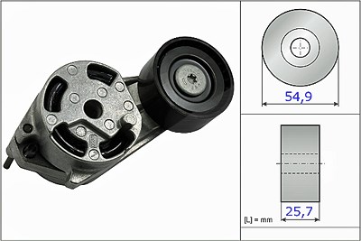 Schaeffler Ina Spannarm, Keilrippenriemen [Hersteller-Nr. 534051610] für BMW von Schaeffler INA