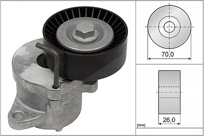 Schaeffler Ina Spannarm, Keilrippenriemen [Hersteller-Nr. 534043910] für Chevrolet, Opel, Saab, Vauxhall von Schaeffler INA