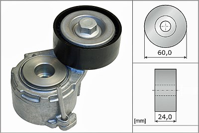 Schaeffler Ina Spannarm, Keilrippenriemen [Hersteller-Nr. 534011120] für Citroën, Fiat, Peugeot, Suzuki von Schaeffler INA