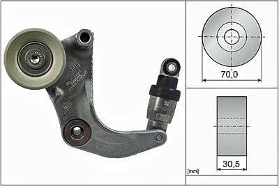 Schaeffler Ina Spannarm, Keilrippenriemen [Hersteller-Nr. 534053410] für Honda von Schaeffler INA