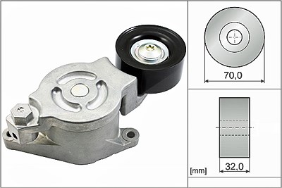 Schaeffler Ina Spannarm, Keilrippenriemen [Hersteller-Nr. 534053810] für Mazda von Schaeffler INA