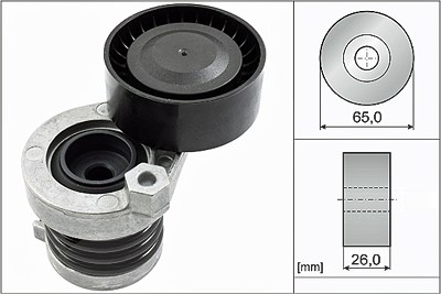 Schaeffler Ina Spannarm, Keilrippenriemen [Hersteller-Nr. 534055110] für Dacia, Mercedes-Benz, Nissan, Renault von Schaeffler INA