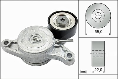 Schaeffler Ina Spannarm, Keilrippenriemen [Hersteller-Nr. 534042010] für Mini, Toyota von Schaeffler INA