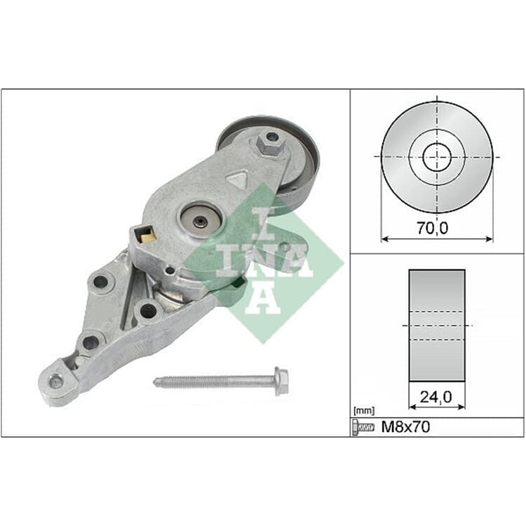 Ina Spannarm f?r Keilrippenriemen Audi Seat Skoda VW von INA