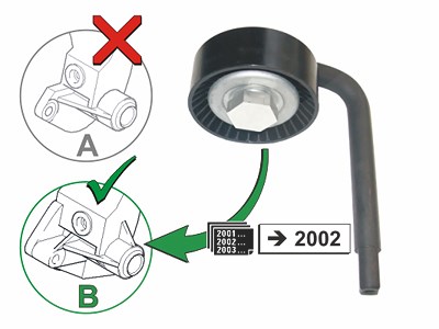 Schaeffler Ina Spannrolle, Keilrippenriemen [Hersteller-Nr. 531079010] für BMW, Land Rover, Opel von Schaeffler INA