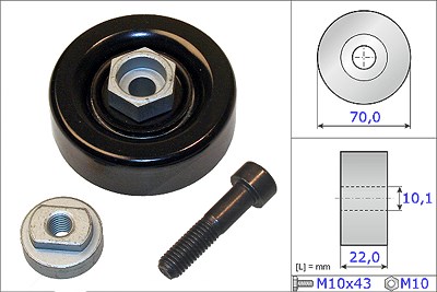 Schaeffler Ina Spannrolle, Keilrippenriemen [Hersteller-Nr. 531086410] für Chevrolet von Schaeffler INA