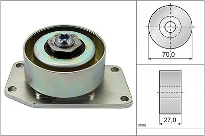 Schaeffler Ina Spannrolle, Keilrippenriemen [Hersteller-Nr. 531030610] für Citroën, Peugeot von Schaeffler INA