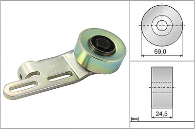 Schaeffler Ina Spannrolle, Keilrippenriemen [Hersteller-Nr. 531023910] für Citroën, Peugeot von Schaeffler INA