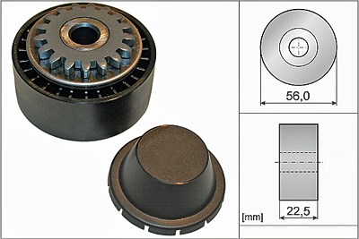 Schaeffler Ina Spannrolle, Keilrippenriemen [Hersteller-Nr. 531085410] für Dacia, Nissan, Renault von Schaeffler INA