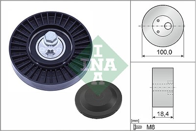 Schaeffler Ina Spannrolle, Keilrippenriemen [Hersteller-Nr. 531096610] für Audi, VW, Porsche von Schaeffler INA