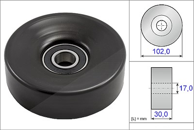 Schaeffler Ina Spannrolle, Keilrippenriemen [Hersteller-Nr. 531083110] für Toyota, Lexus von Schaeffler INA