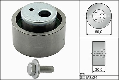 Schaeffler Ina Spannrolle, Zahnriemen [Hersteller-Nr. 531078010] für Citroën, Fiat, Lancia, Peugeot, Suzuki, Toyota von Schaeffler INA