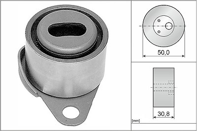 Schaeffler Ina Spannrolle, Zahnriemen [Hersteller-Nr. 531006110] für Dacia, Mitsubishi, Opel, Renault, Suzuki, Volvo von Schaeffler INA