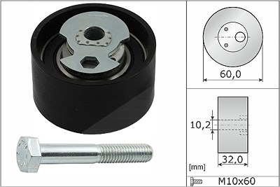 Schaeffler Ina Spannrolle, Zahnriemen [Hersteller-Nr. 531050410] für Ford, Ldv von Schaeffler INA