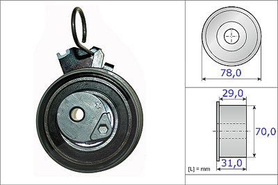 Schaeffler Ina Spannrolle, Zahnriemen [Hersteller-Nr. 531053210] für Hyundai, Kia von Schaeffler INA