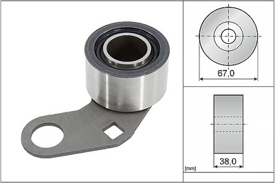 Schaeffler Ina Spannrolle, Zahnriemen [Hersteller-Nr. 531033110] für Land Rover von Schaeffler INA