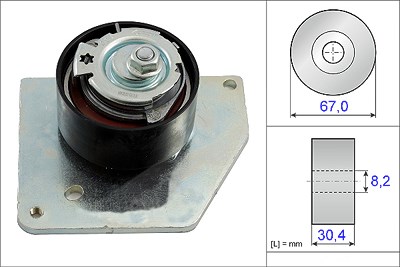 Schaeffler Ina Spannrolle, Zahnriemen [Hersteller-Nr. 531085810] für Renault, Suzuki von Schaeffler INA