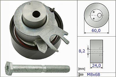 Schaeffler Ina Spannrolle, Zahnriemen [Hersteller-Nr. 531031710] für Audi, Seat, Skoda, VW von Schaeffler INA