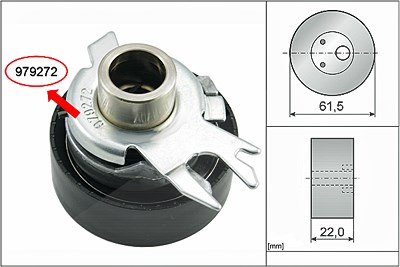 Schaeffler Ina Spannrolle, Zahnriemen [Hersteller-Nr. 531025230] für Seat, Skoda, VW von Schaeffler INA