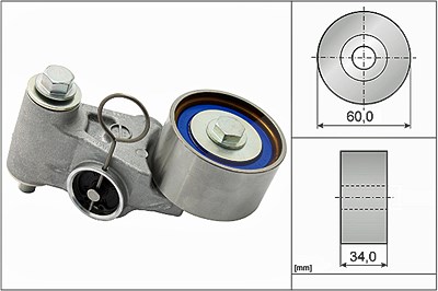 Schaeffler Ina Spannrolle, Zahnriemen [Hersteller-Nr. 531065520] für Subaru von Schaeffler INA