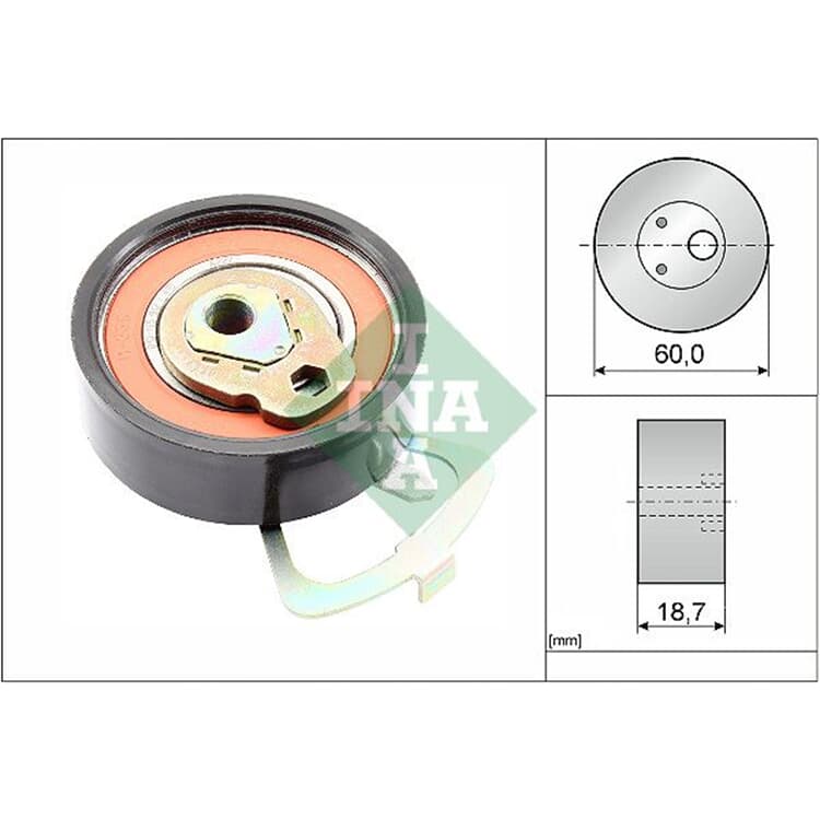 Ina Spannrolle f?r Zahnriemen Audi Seat Skoda VW von INA