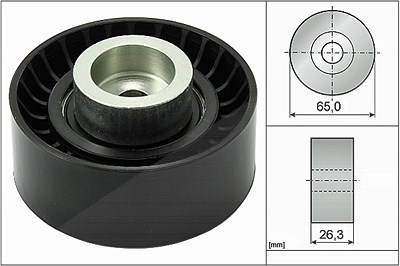 Schaeffler Ina Umlenk-/Führungsrolle, Keilrippenriemen [Hersteller-Nr. 532047010] für Citroën, Fiat, Ford, Jaguar, Peugeot von Schaeffler INA