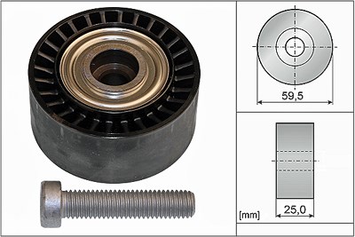 Schaeffler Ina Umlenk-/Führungsrolle, Keilrippenriemen [Hersteller-Nr. 532043310] für Citroën, Fiat, Peugeot von Schaeffler INA