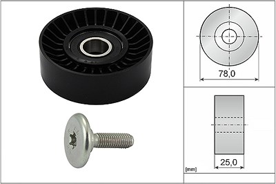 Schaeffler Ina Umlenk-/Führungsrolle, Keilrippenriemen [Hersteller-Nr. 532043910] für Peugeot, Citroën, Fiat, Lancia von Schaeffler INA