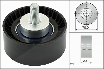 Schaeffler Ina Umlenk-/Führungsrolle, Keilrippenriemen [Hersteller-Nr. 532029810] für Iveco, Fiat von Schaeffler INA