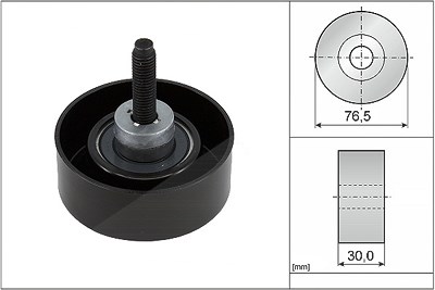 Schaeffler Ina Umlenk-/Führungsrolle, Keilrippenriemen [Hersteller-Nr. 532045810] für Ford von Schaeffler INA