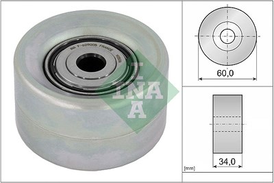 Schaeffler Ina Umlenk-/Führungsrolle, Keilrippenriemen [Hersteller-Nr. 532092110] für Hyundai, Kia von Schaeffler INA