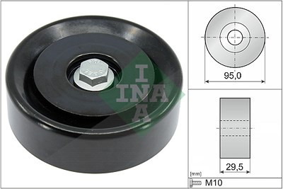 Schaeffler Ina Umlenk-/Führungsrolle, Keilrippenriemen [Hersteller-Nr. 532095910] für Hyundai, Kia von Schaeffler INA