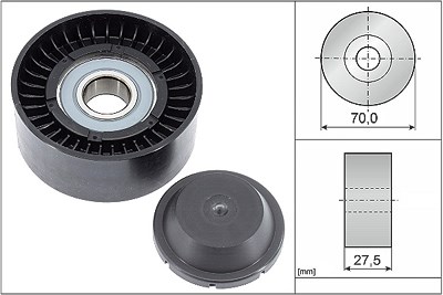 Schaeffler Ina Umlenk-/Führungsrolle, Keilrippenriemen [Hersteller-Nr. 532061010] für Lexus, Toyota von Schaeffler INA