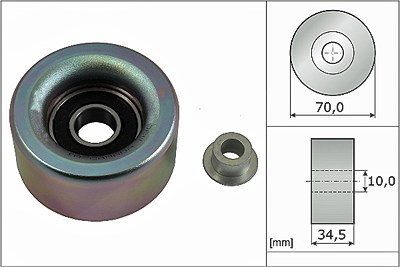 Schaeffler Ina Umlenk-/Führungsrolle, Keilrippenriemen [Hersteller-Nr. 532059010] für Toyota, Lotus, Lexus von Schaeffler INA