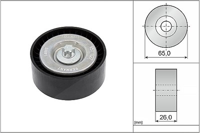 Schaeffler Ina Umlenk-/Führungsrolle, Keilrippenriemen [Hersteller-Nr. 532063010] für Mercedes-Benz von Schaeffler INA