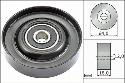 Schaeffler Ina Umlenk-/Führungsrolle, Keilrippenriemen [Hersteller-Nr. 532078510] für Nissan von Schaeffler INA