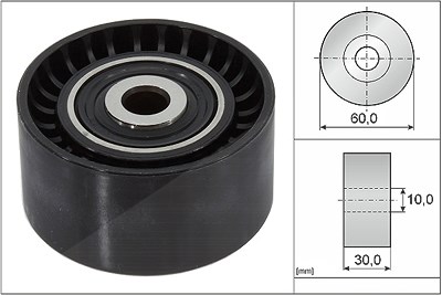 Schaeffler Ina Umlenk-/Führungsrolle, Keilrippenriemen [Hersteller-Nr. 532032110] für Citroën, Fiat, Ford, Mini, Peugeot, Suzuki, Toyota, Volvo von Schaeffler INA