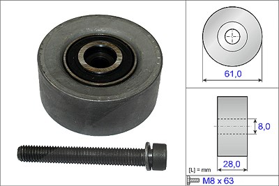 Schaeffler Ina Umlenk-/Führungsrolle, Zahnriemen [Hersteller-Nr. 532047210] für Alfa Romeo, Chevrolet, Fiat, Opel, Saab von Schaeffler INA