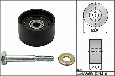 Schaeffler Ina Umlenk-/Führungsrolle, Zahnriemen [Hersteller-Nr. 532028710] für Alfa Romeo, Fiat, Lancia von Schaeffler INA