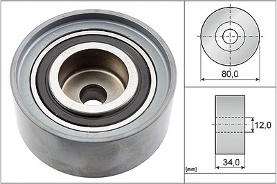 Schaeffler Ina Umlenk-/Führungsrolle, Zahnriemen [Hersteller-Nr. 532052710] für Audi, Seat, Skoda, VW von Schaeffler INA