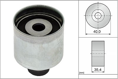 Schaeffler Ina Umlenk-/Führungsrolle, Zahnriemen [Hersteller-Nr. 532034910] für Audi, Chrysler, Dodge, Ford, Jeep, Mitsubishi, Seat, Skoda, VW von Schaeffler INA