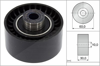 Schaeffler Ina Umlenk-/Führungsrolle, Zahnriemen [Hersteller-Nr. 532028910] für Peugeot, Lancia, Fiat, Citroën von Schaeffler INA