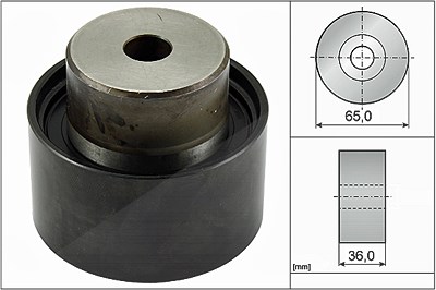 Schaeffler Ina Umlenk-/Führungsrolle, Zahnriemen [Hersteller-Nr. 532014020] für Citroën, Fiat, Lancia, Peugeot, Renault von Schaeffler INA