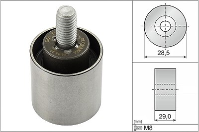 Schaeffler Ina Umlenk-/Führungsrolle, Zahnriemen [Hersteller-Nr. 532066110] für Opel, Saab von Schaeffler INA