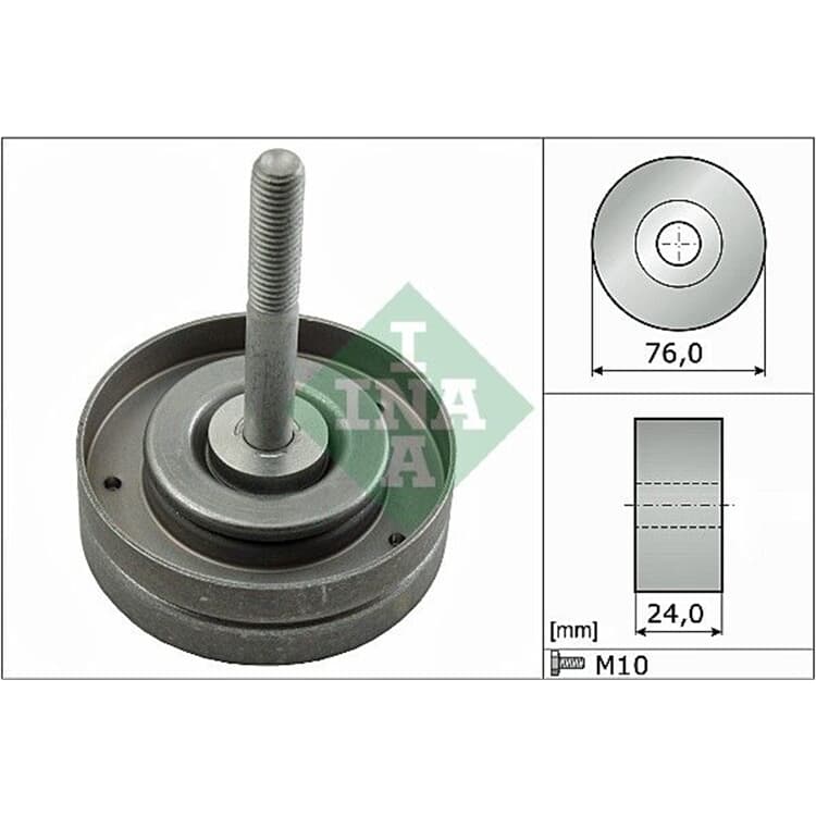 Ina Umlenkrolle f?r Keilrippenriemen Seat Skoda VW von INA